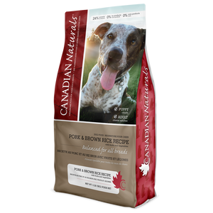 Canadian Naturals Pork & Brown Rice 13.6kg Dog Food