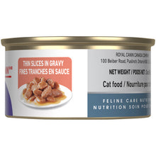 Load image into Gallery viewer, Royal Canin Feline Health Nutrition Appetite Control Spayed &amp; Neutered Thin Slices in Gravy Canned Cat Food CASE 24 x 85g