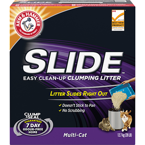Arm & Hammer Slide Easy Clean-Up Clumping Multi-Cat 12.7KG Cat Litter