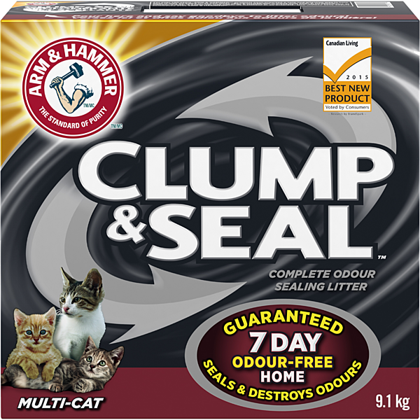 Arm & Hammer Multi-Cat Clump & Seal Unscented 9.1KG Cat Litter