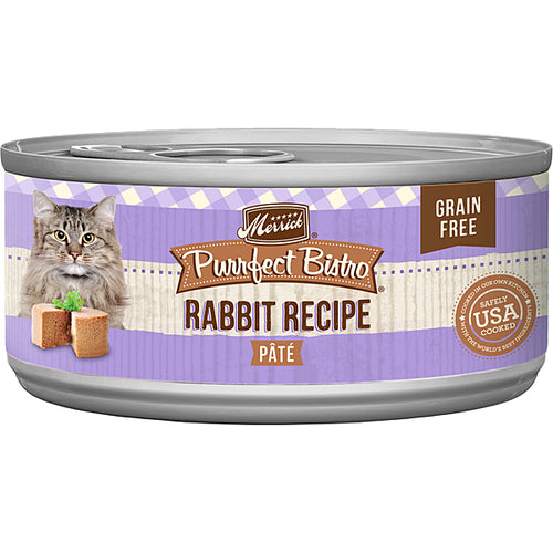 Merrick Purrfect Bistro Grain Free Rabbit Pate 156g Canned Cat Food