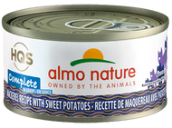 Almo Nature 70g Complete Mackerel with Sweet Potatoes in Gravy Canned Cat Food