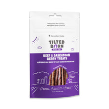 Load image into Gallery viewer, Tilted Barn 100g Canadian Beef &amp; Saskatoon Berry Dog Treats