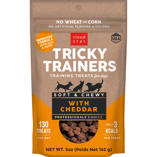 Cloud Star Tricky Trainers Soft and Chewy With Cheddar Dog Treats