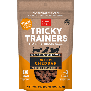 Cloud Star Tricky Trainers Soft and Chewy With Cheddar Dog Treats