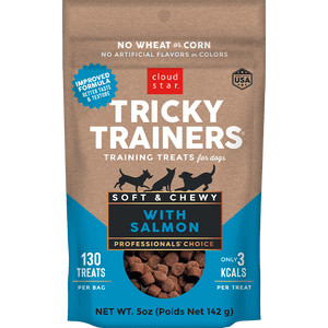 Cloud Star Tricky Trainers Soft and Chewy With Salmon 142g Dog Treats