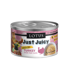 Load image into Gallery viewer, Lotus 150g Grain-Free Just Juicy Turkey Stew Canned Cat Food