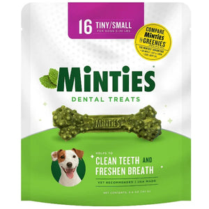 Minties Maximum Mint Tiny/Small Dental Chews