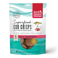 Honest Kitchen 85g Superfood Cod Crisps Strawberry Dog Treats