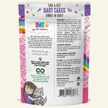 Load image into Gallery viewer, Weruva BFF OMG Tuna &amp; Beef Baby Cakes Cat Food