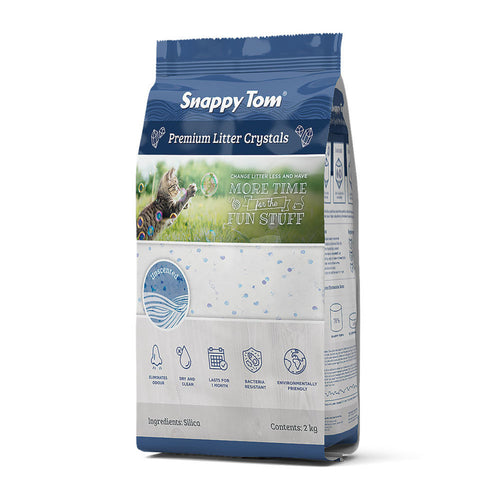 Snappy Tom Premium Unscented Crystal 4kg Cat Litter
