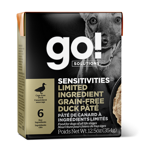 GO Sensitivities Limited Ingredient Grain-Free Duck Pate 354g Canned Dog Food