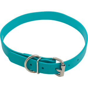 Biothane Metal Buckle Teal Dog Collar