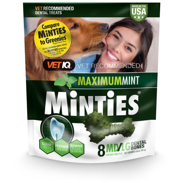 Minties Maximum Mint Medium/Large Dental Chews