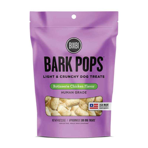 BIXBI Bark Pops Light & Crunchy Chicken 113g Dog Treats