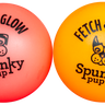 Spunky Fetch & Glow Small 2 pack Dog Toy