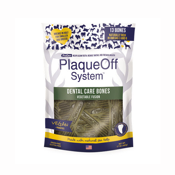 PlaqueOff Dental Care Bones Vegetable Fusion 482g