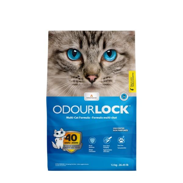Intersand OdourLock Multi Cat Unscented 12kg Cat Litter