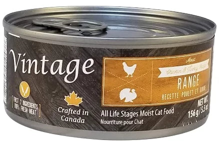 Vintage Range Chicken & Turkey Moist Cat Food