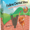 Emerald Pet Feline Dental Stixx Salmon & Pumpkin 102g Cat Treats