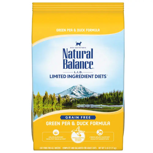 Natural Balance Limited Ingredient Diet Grain Free Green Pea & Duck 4.54kg Dry Cat Food