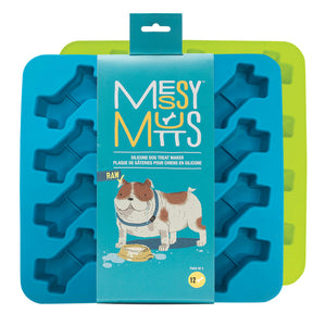 Messy Mutts Silicone Bone Treat Maker 2 pack