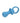 Rascals Latex Pacifier Blue Dog Toy