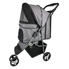 Load image into Gallery viewer, Dogline Pet Stroller Grey