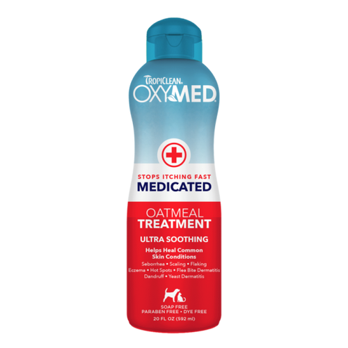 Tropiclean OxyMed Medicated Oatmeal Treatment 592ml Dog & Cat