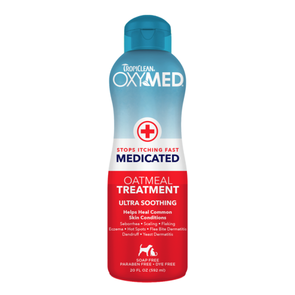 Tropiclean OxyMed Medicated Oatmeal Treatment 592ml Dog & Cat
