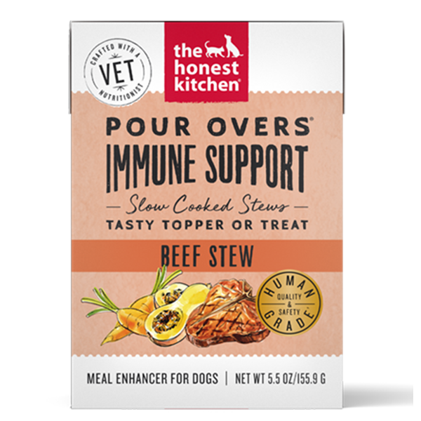 Honest Kitchen Immune Support Beef Stew Pour Over Dog Food Topper