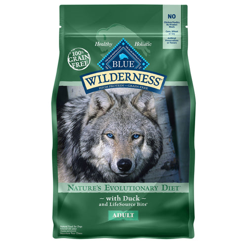 Blue Buffalo Wilderness Adult Duck 10.89kg Dog Food