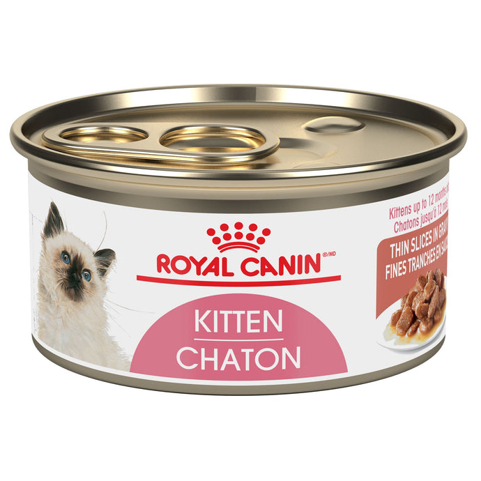 Royal Canin Feline Health Nutrition Instinctive Kitten Thin Slices in Gravy Canned Cat Food