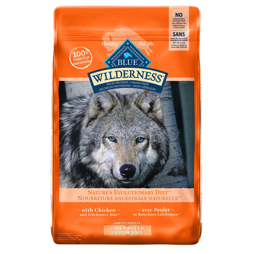 Blue Buffalo Wilderness Large Breed Adult Chicken 10.89kg Dog Food