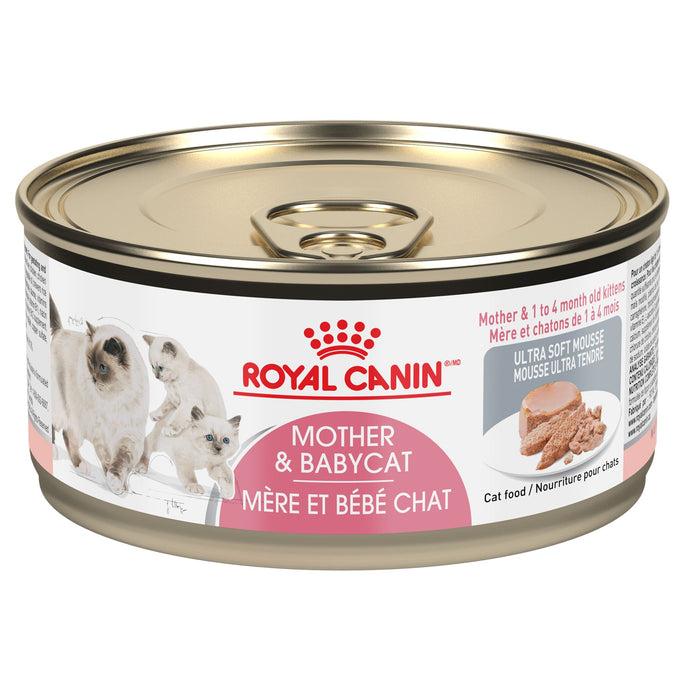Royal Canin Feline Health Nutrition Mother & Babycat Ultra Soft Mousse Canned Cat Food