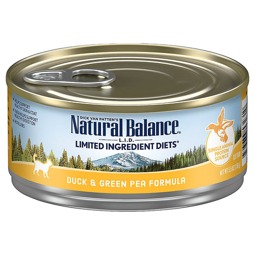 Natural Balance Limited Ingredient Diet 156g Duck Canned Cat Food