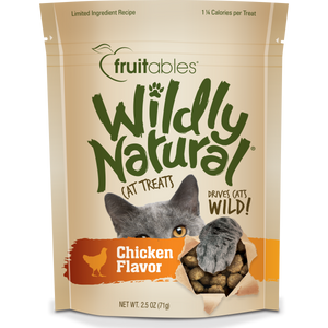 Fruitables Wildly Natural Chicken 71g Cat Treats