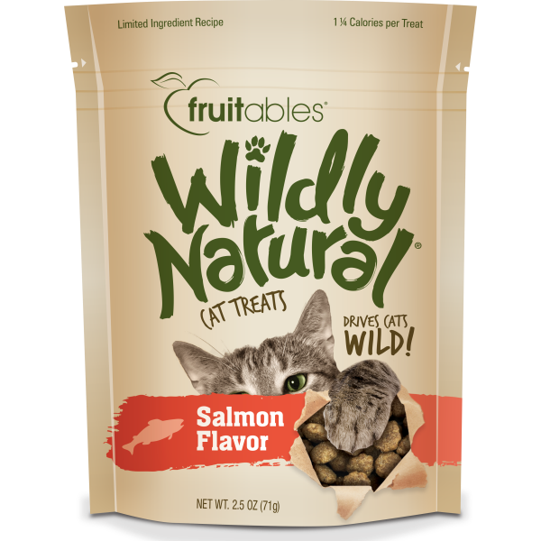 Fruitables Wildly Natural Salmon 71g Cat Treats