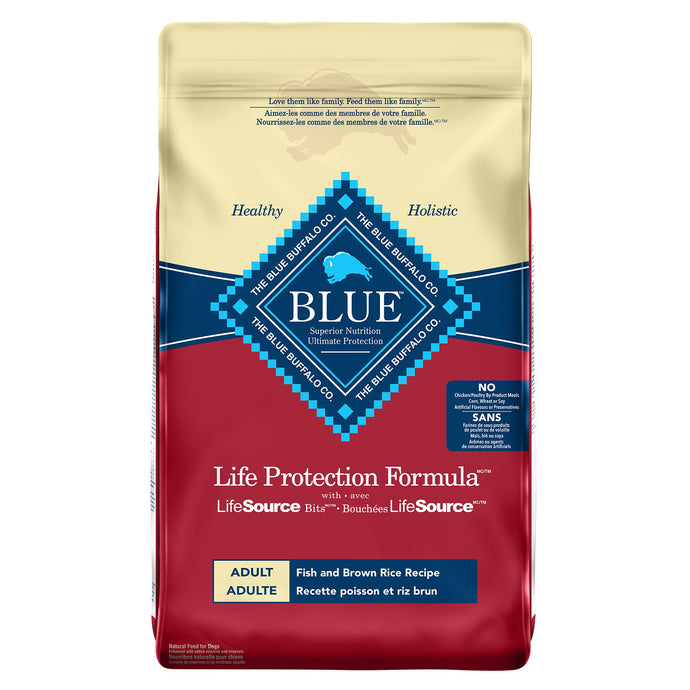 Blue Buffalo Life Protection Formula Adult Fish & Brown Rice 11.8kg Dog Food