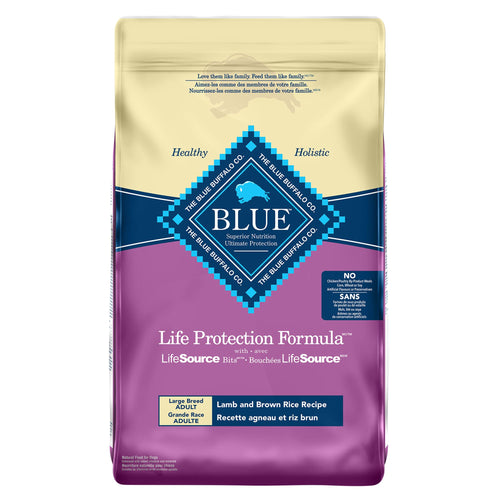 Blue Buffalo Life Protection Formula Large Breed Adult Lamb Brown Rice 11.8kg Dog Food