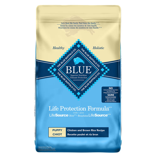 Blue Buffalo Life Protection Formula Puppy Chicken & Brown Rice 11.8kg Dog Food