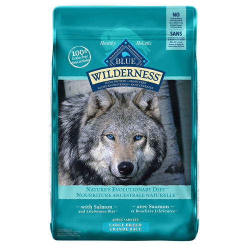 Blue Buffalo Wilderness Large Breed Adult Salmon 10.89kg Dog Food