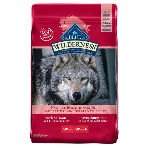 Blue Buffalo Wilderness Adult Salmon 10.89kg Dog Food