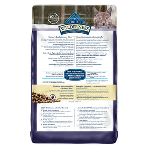 Blue Buffalo Wilderness Grain Free Adult Chicken Cat Food