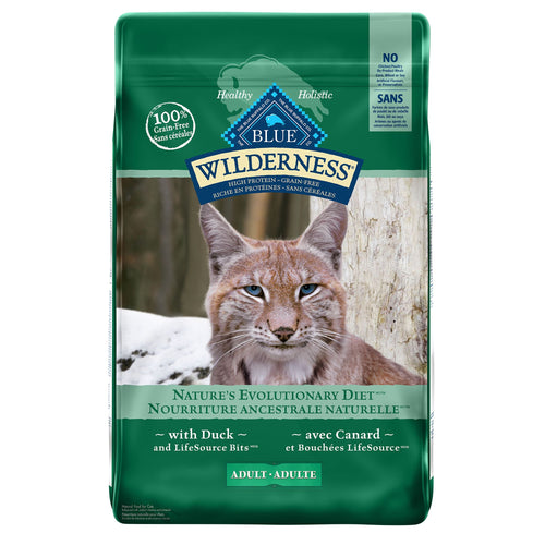 Blue Buffalo Wilderness Grain Free Adult Duck 4.99kg Cat Food