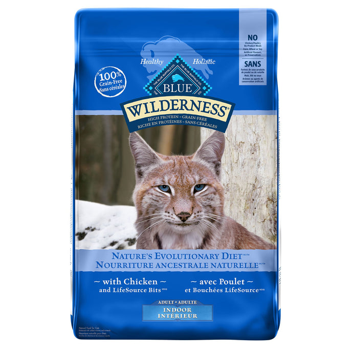 Blue Buffalo Wilderness Grain Free Indoor Adult Chicken Cat Food