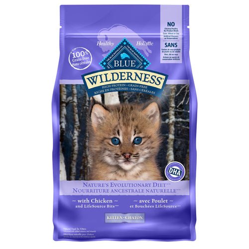 Blue Buffalo Wilderness Grain Free Kitten Chicken 2.27kg Cat Food