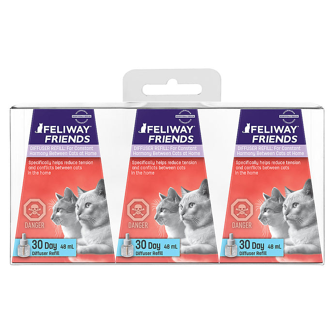 Feliway Friends Calming Diffuser Refill 48ml 3 Pack for Cats – Critters Pet  Health Store