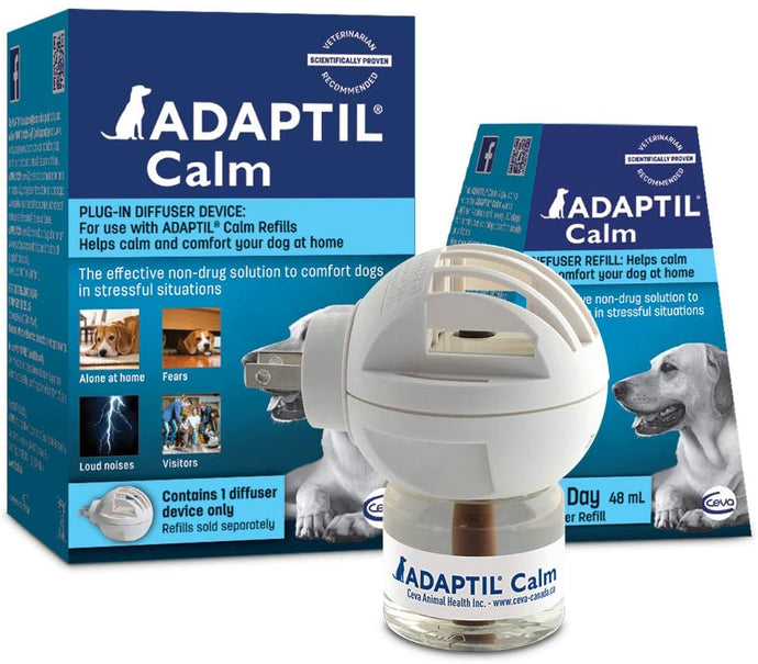 Adaptil Calming Plug-In Diffuser & Refill 30 Day Starter Kit 48ml for Dogs