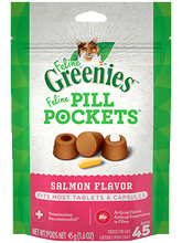 Load image into Gallery viewer, Pill Pockets 45g Salmon Cat Treats